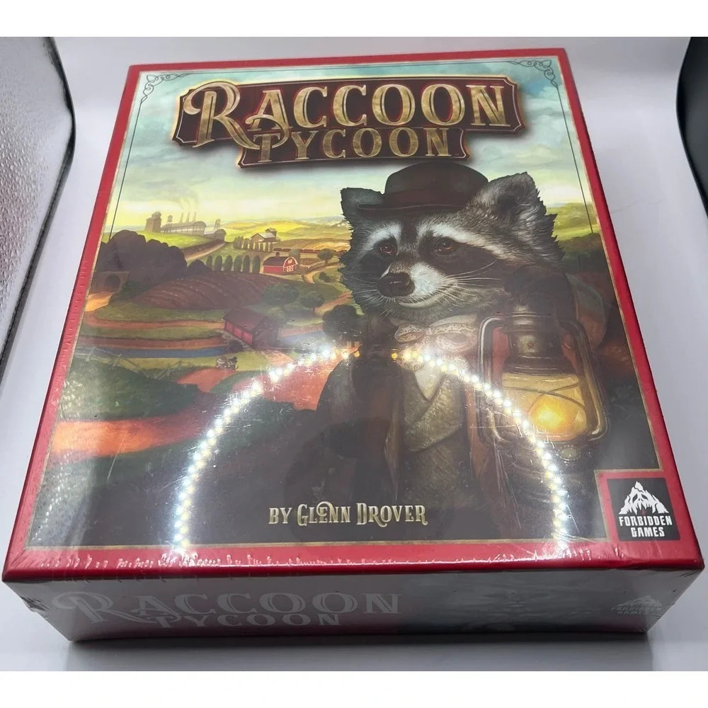 Racoon Tycoon Board Game Forbidden Games 2019 Strategy 8+ 2-5 Players Family
